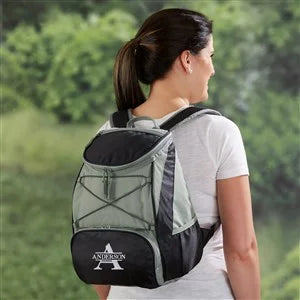 Lavish Last Name Embroidered Outdoor Cooler Backpack