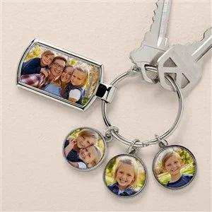 Favorite Memories Personalized Photo Charm Keychain