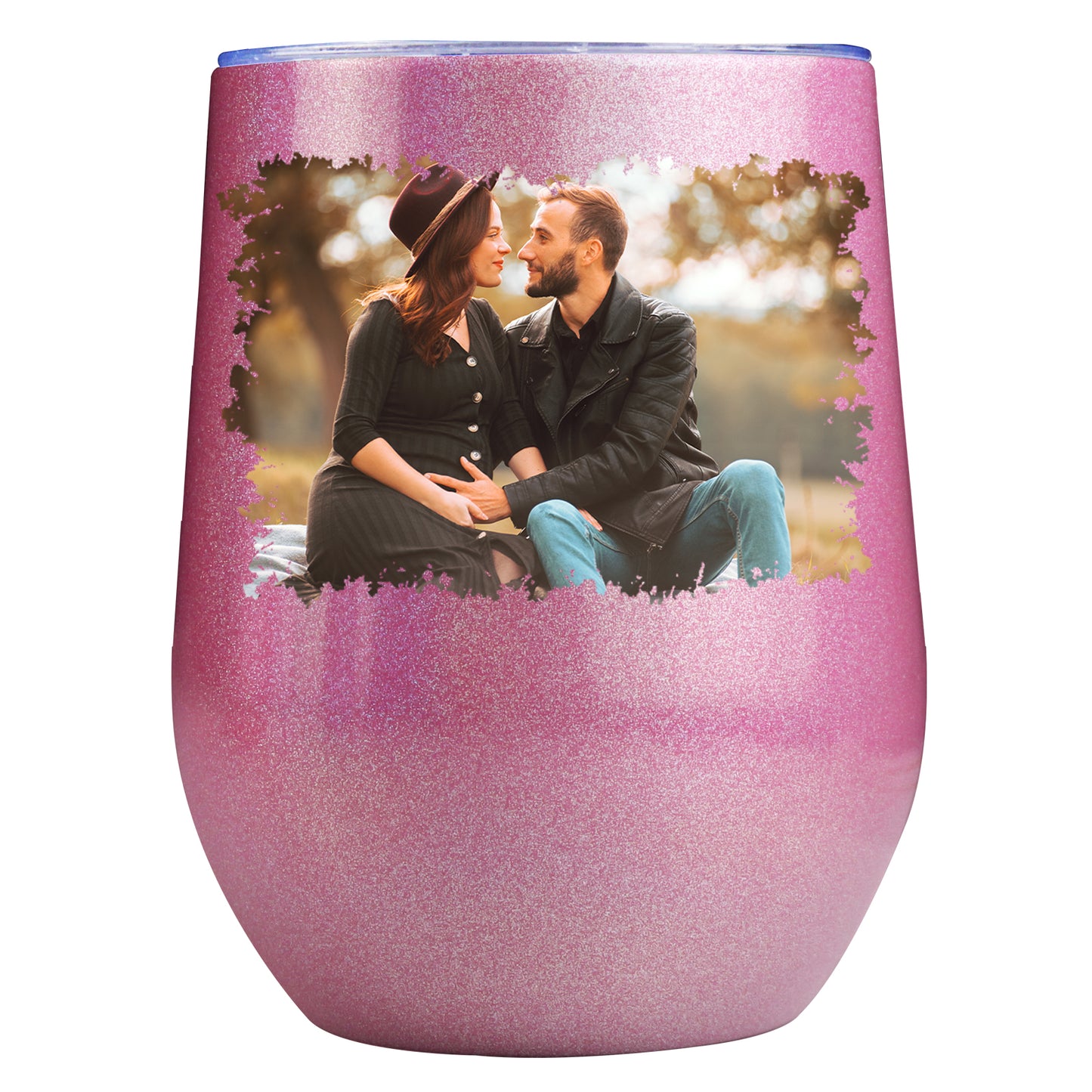 Personalisierter Thermobecher in Eierschalenform mit Foto oder Logo 355ml 2.0