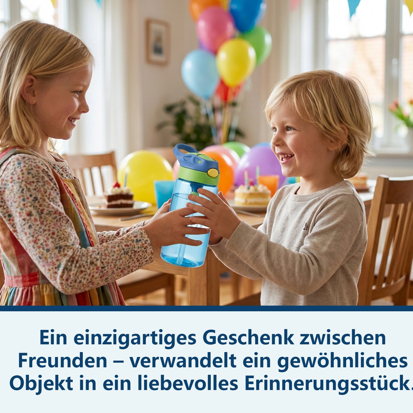 Personalisierte Trinkflasche Kinder mit Namen 480ml BPA Frei