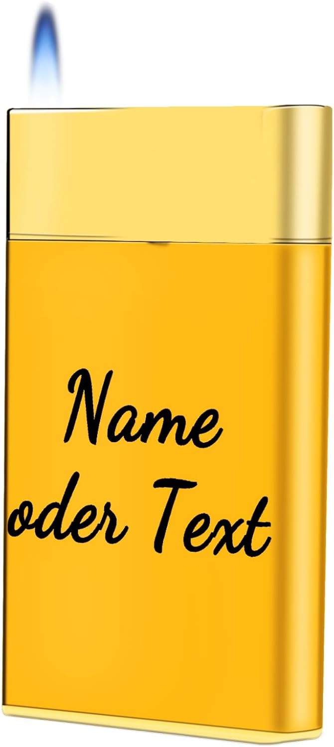 Feuerzeug Personalisiert Sturmfeuerzeug mit Namen Geburtstagsgeschenk Mann Geschenke für Männer Geburtstag Personalisierte Geschenke