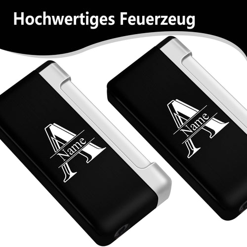 Feuerzeug Personalisiert Sturmfeuerzeug mit Namen Geburtstagsgeschenk Mann Geschenke für Männer Geburtstag Personalisierte Geschenke