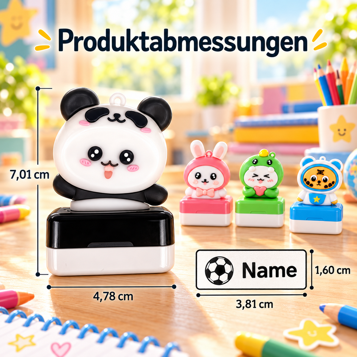 Personalisierter  Namensstempel Kinder mit Namen