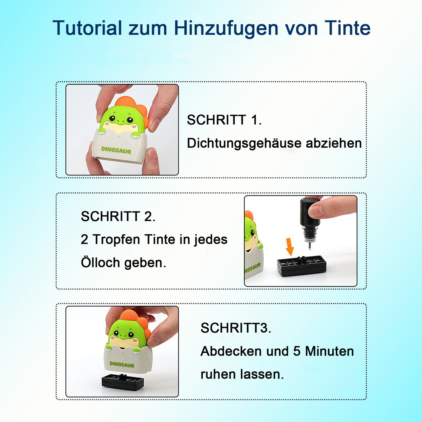 Personalisierter  Namensstempel Kinder mit Namen