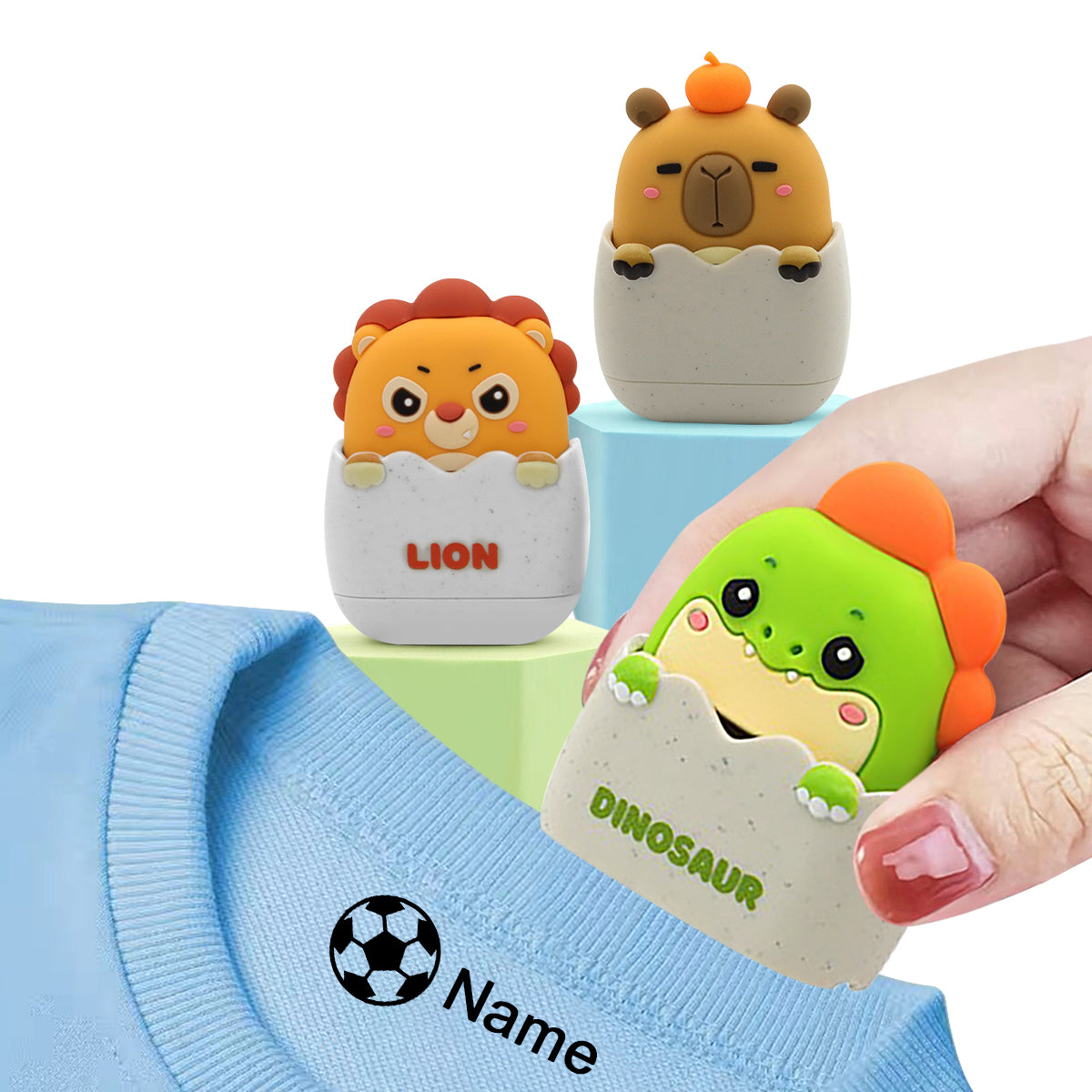 Personalisierter  Namensstempel Kinder mit Namen