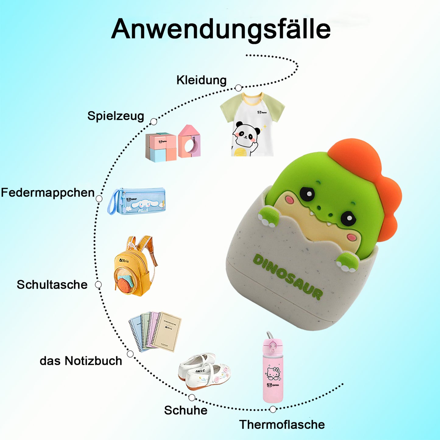 Personalisierter  Namensstempel Kinder mit Namen