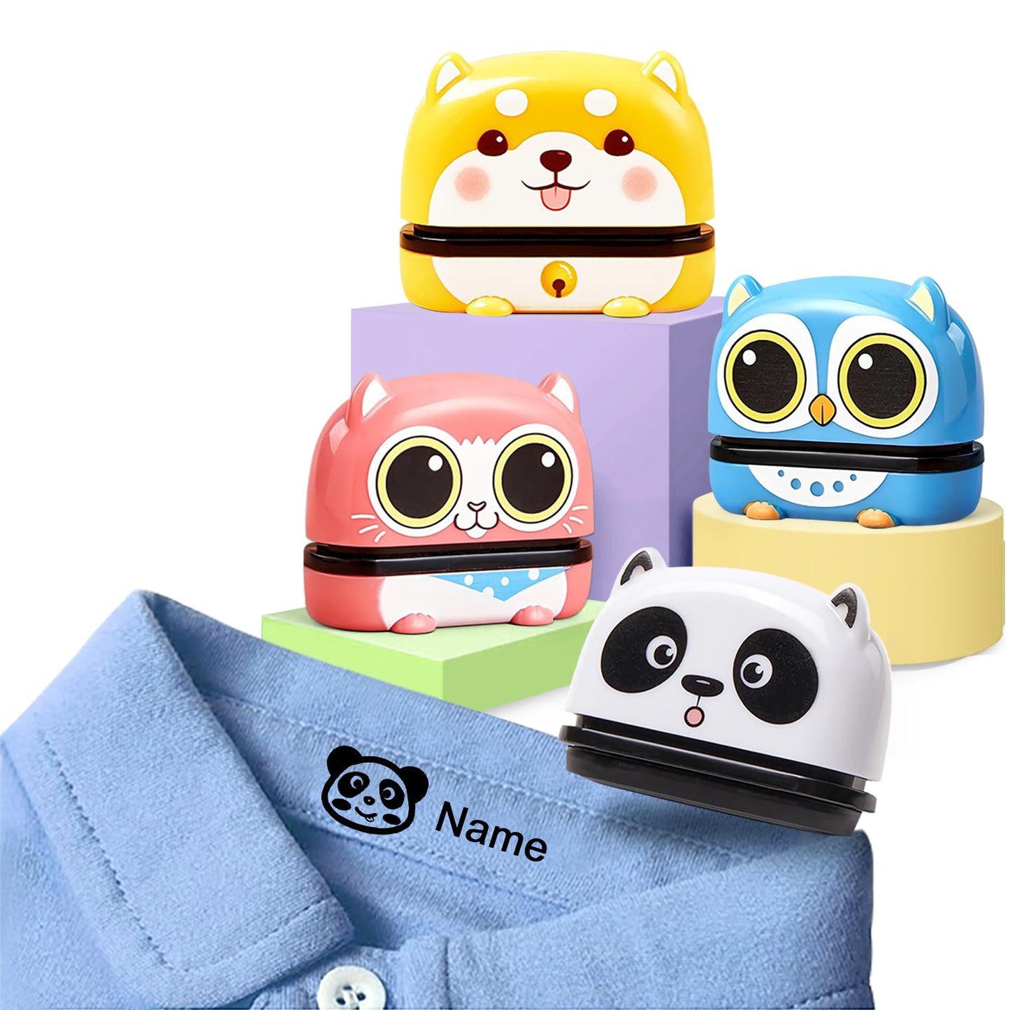 Personalisierter Namensstempel Kinder mit Namen