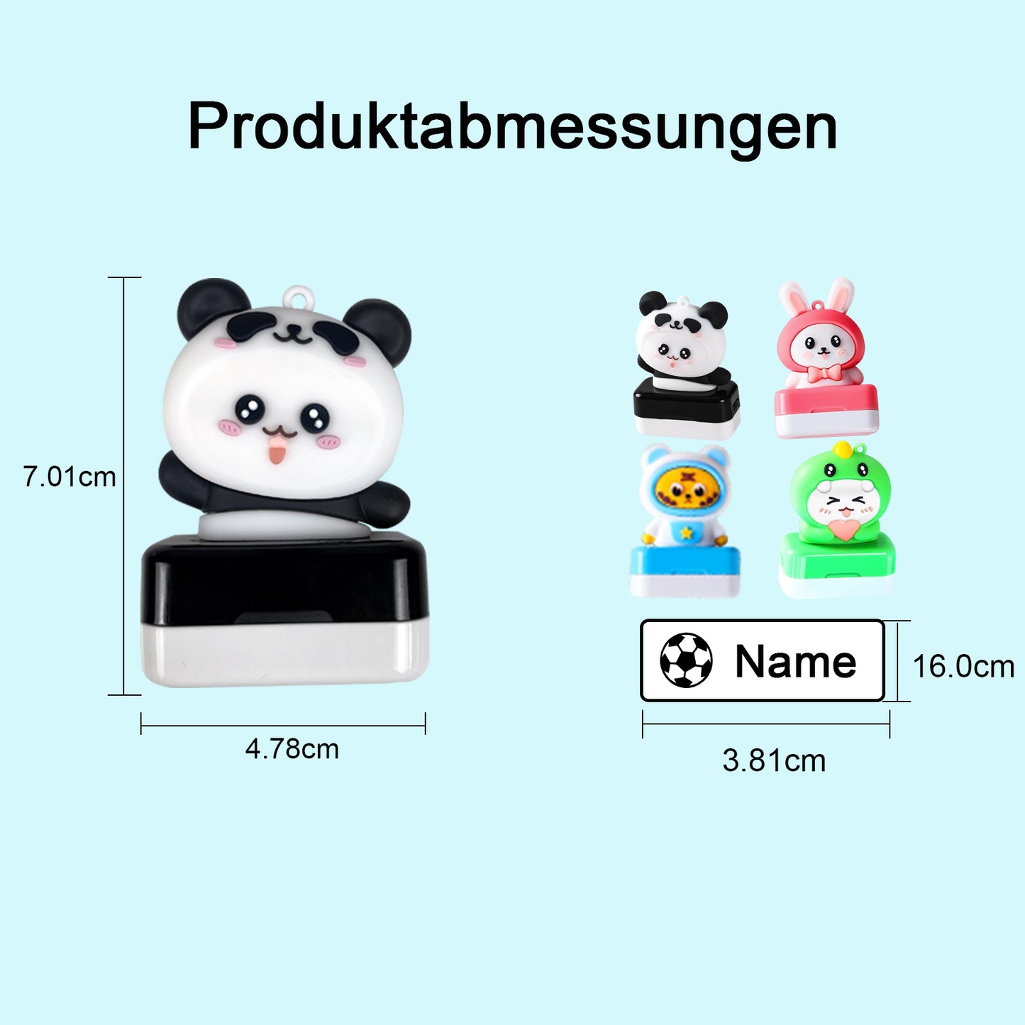 Personalisierter  Namensstempel Kinder mit Namen