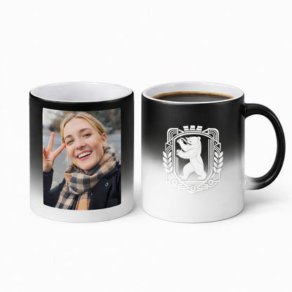 Personalisiert Tasse mit Foto und Muster Keramik 330ml