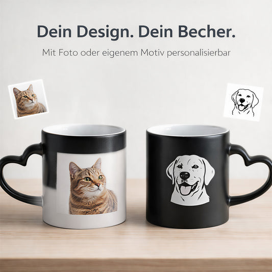 Personalisiert Tasse mit Foto und Muster Keramik 330ml