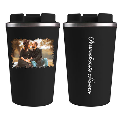 Personalisiert Thermobecher mit Foto und Namen 380ml