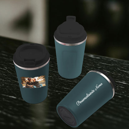 Personalisiert Thermobecher mit Foto und Namen 380ml