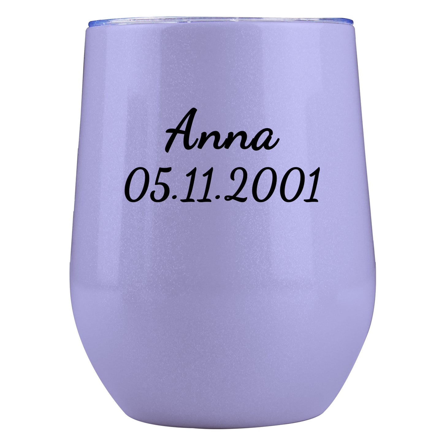 Personalisierter Thermobecher mit Namen 355ml die Regenbogenlackoberfläche