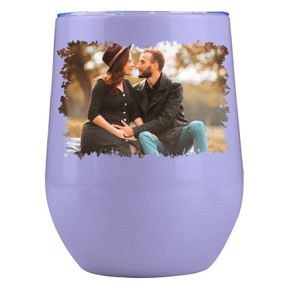 Personalisierter Thermobecher in Eierschalenform mit Foto oder Logo 355ml 2.0