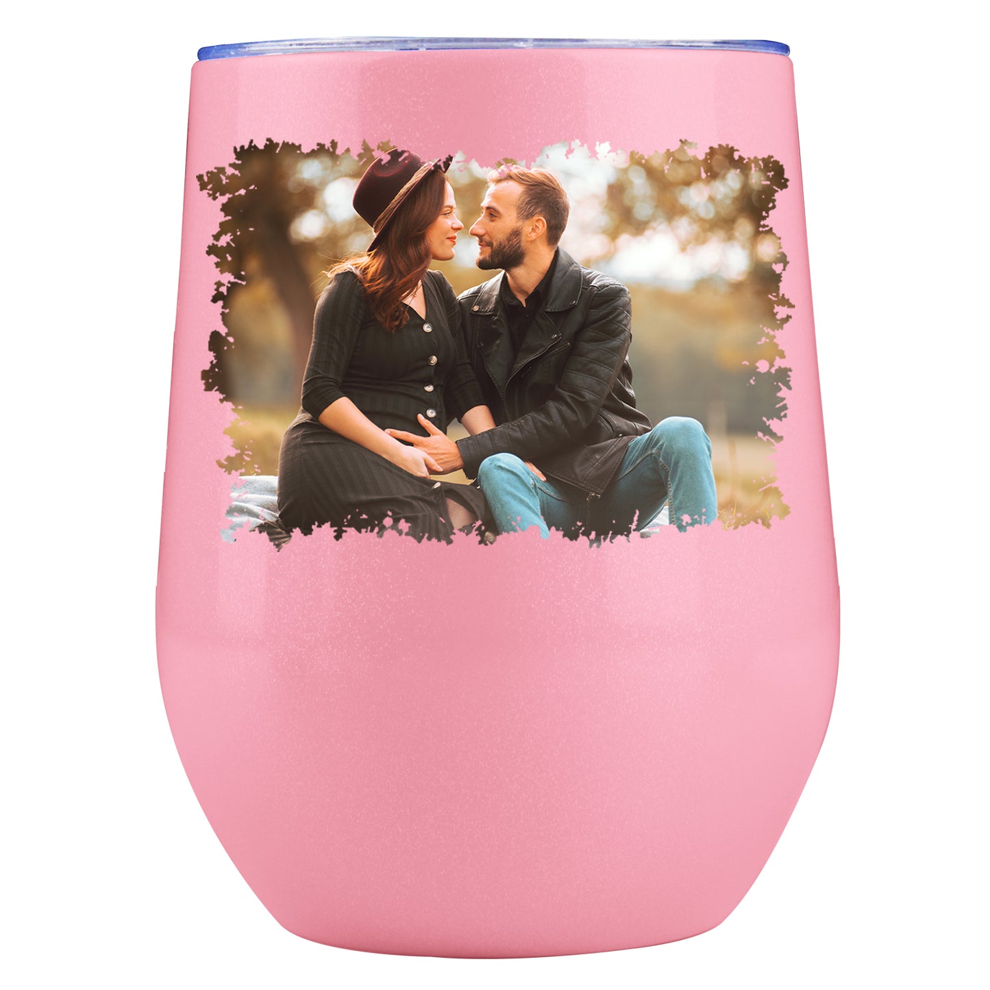 Personalisierter Thermobecher in Eierschalenform mit Foto oder Logo 355ml 2.0