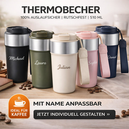 Personalisiert Thermobecher mit Namen 510ml