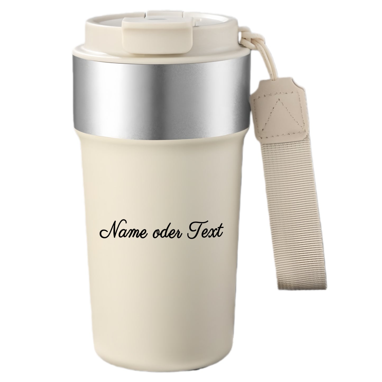 Mug isotherme personnalisé avec nom et photo