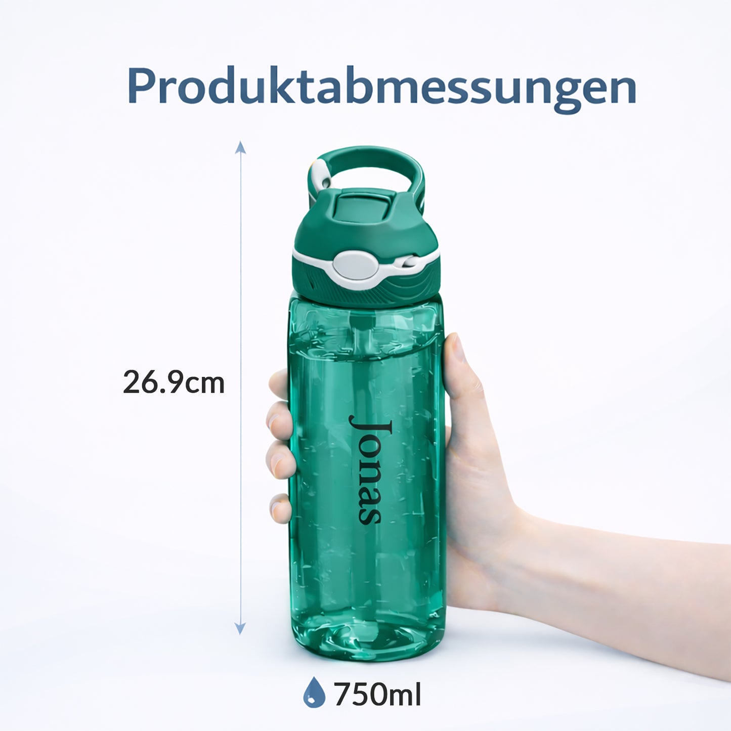 Personalisierte Trinkflasche Kinder mit Namen 750ml BPA Frei